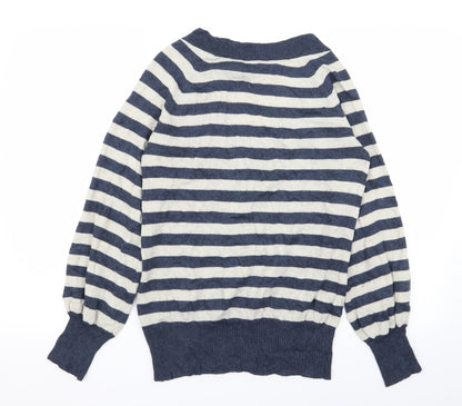 Dorothy Perkins Womens Multicoloured Striped  Pullover Jumper Size 10