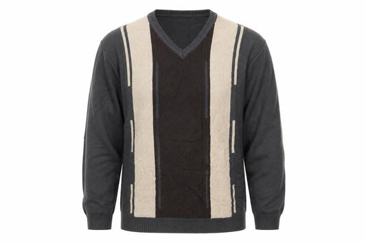 Greenwoods Mens Multicoloured Striped  Pullover Jumper Size M