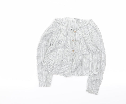 TU Girls Grey   Cardigan Jumper Size 2 Years  - SIZE 18-24M
