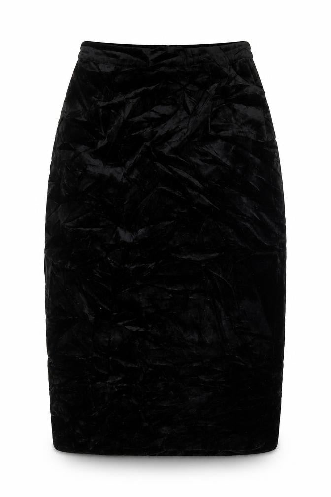 Preworn Womens Black   A-Line Skirt One Size  - Waist 20in