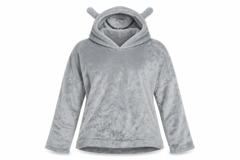 Preworn Womens Silver   Pullover Hoodie Size M