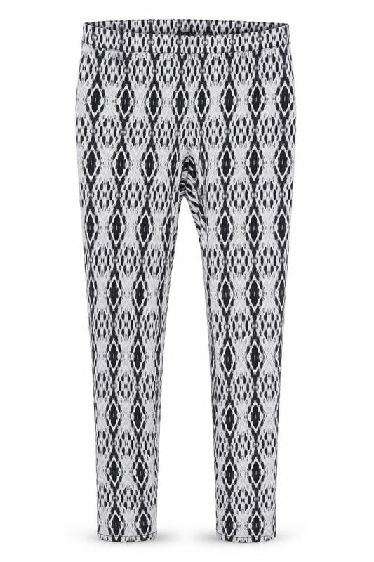 H&M Womens White Argyle/Diamond  Jegging Leggings Size 12 L27 in