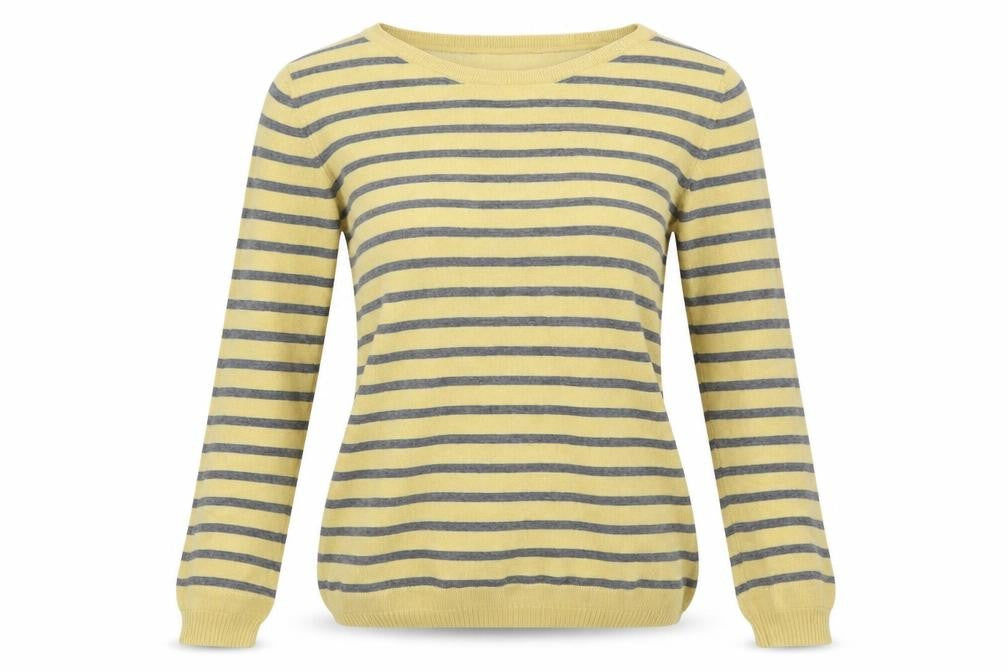 DAY Womens Multicoloured Striped  Pullover Sweatshirt Size S
