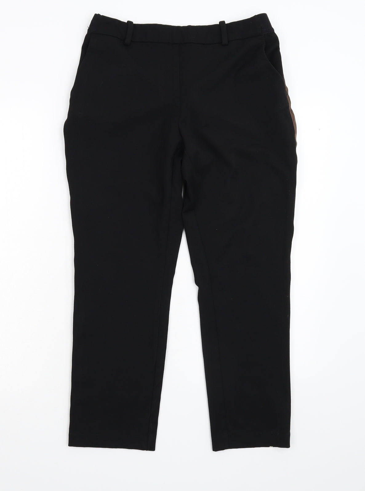 H&M Womens Black   Trousers  Size 14 L29 in