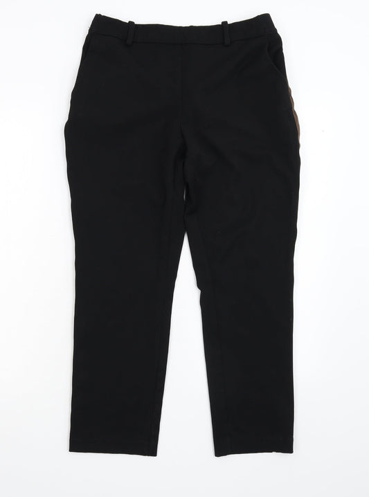 H&M Womens Black   Trousers  Size 14 L29 in