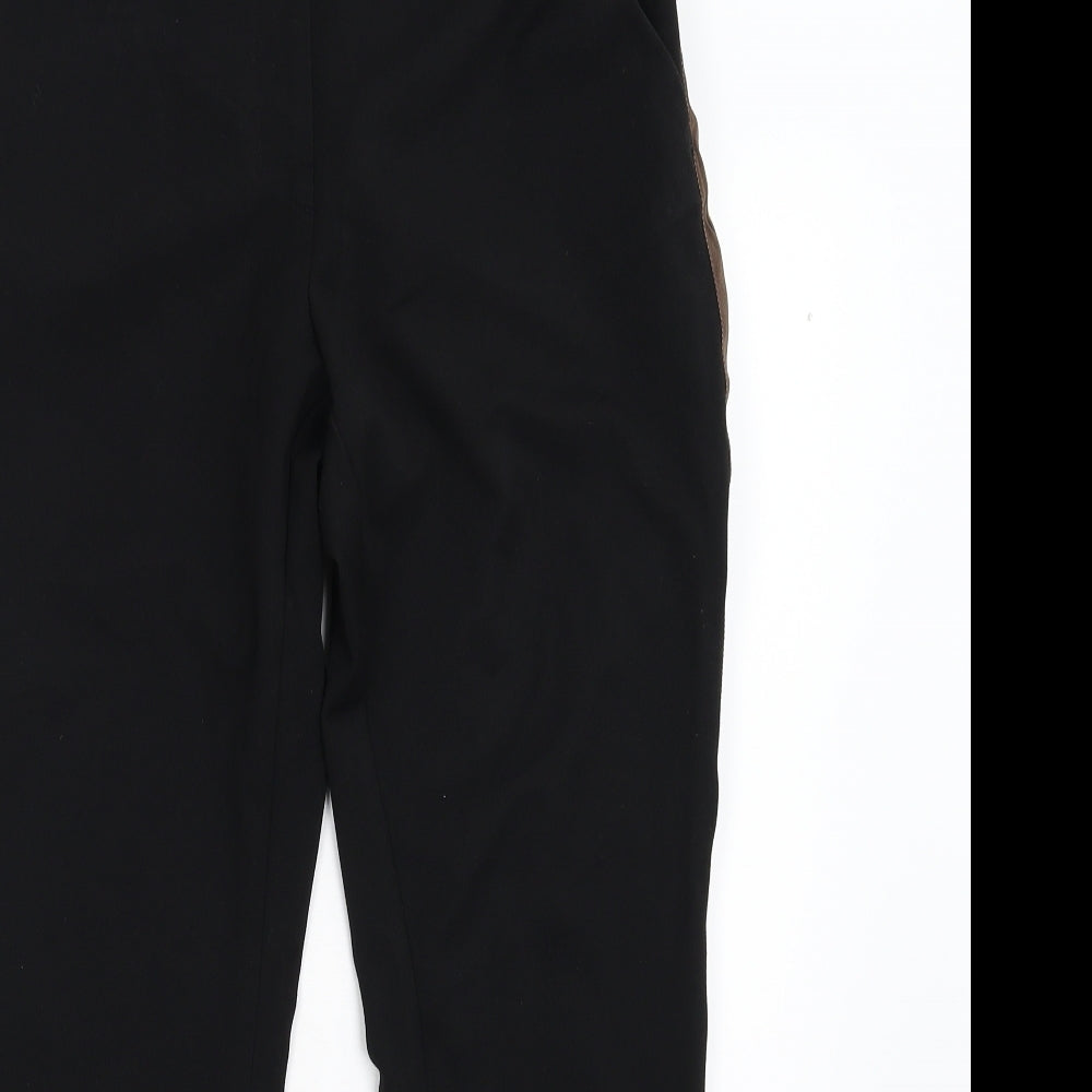 H&M Womens Black   Trousers  Size 14 L29 in