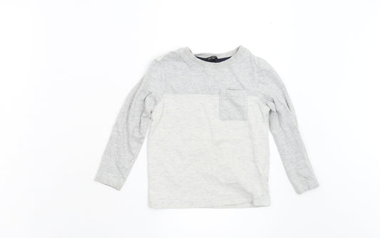 George Boys Grey   Basic T-Shirt Size 2-3 Years