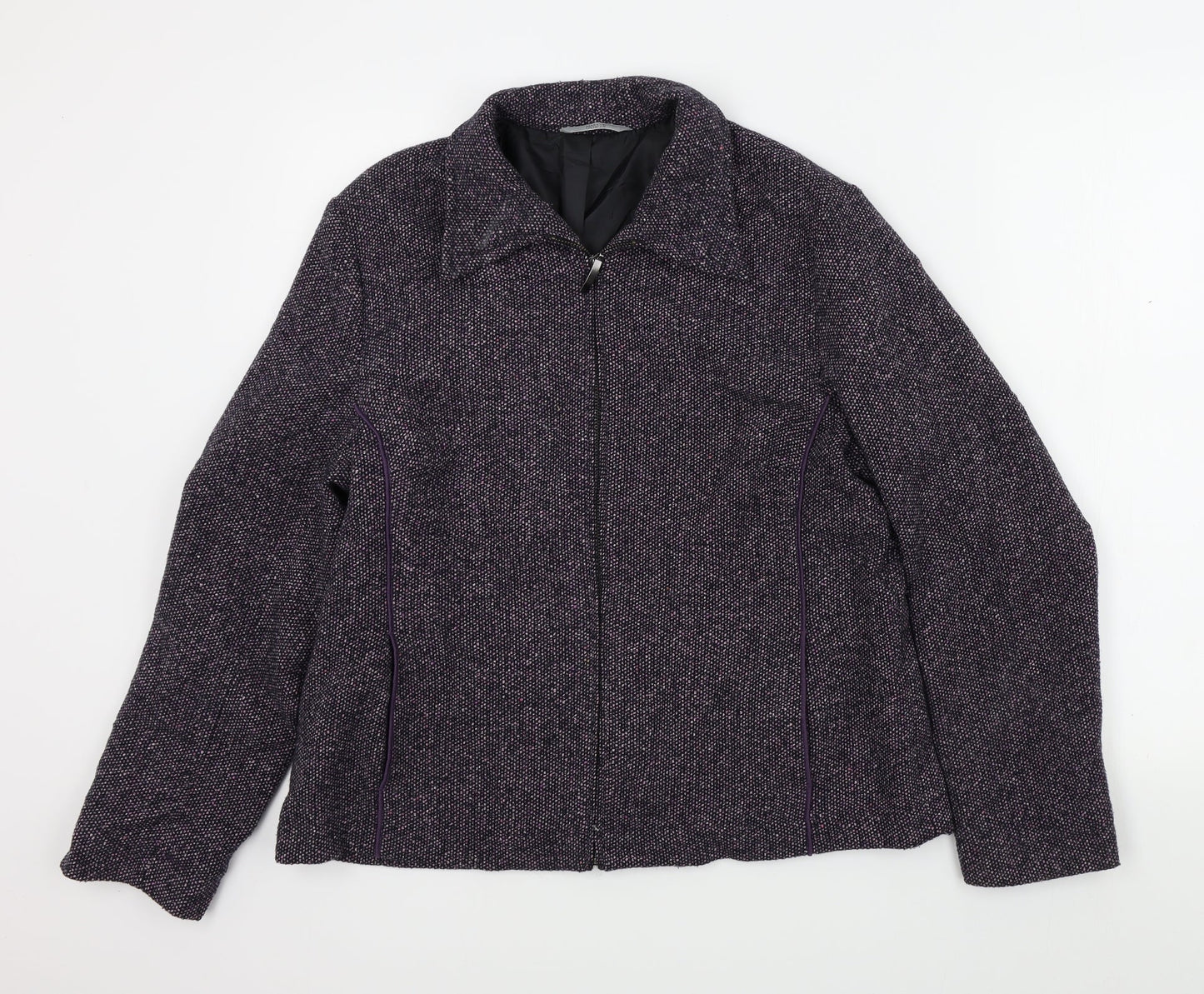 M&S Womens Purple   Jacket  Size 16