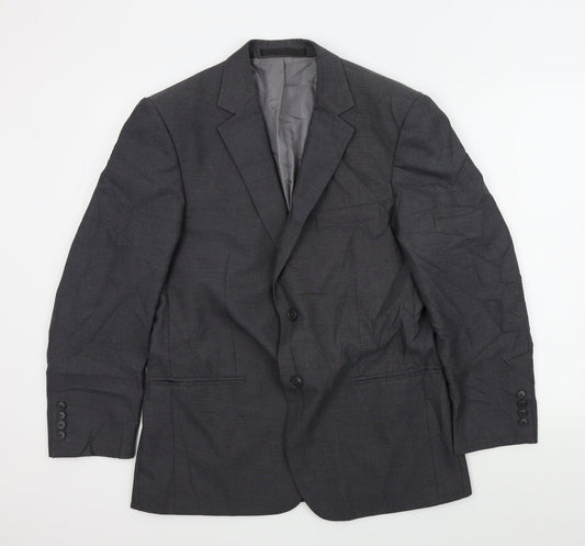 M&S Mens Grey   Jacket Suit Jacket Size 40
