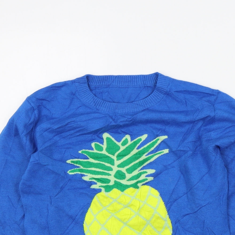 Zaful Womens Blue   Pullover Jumper Size M