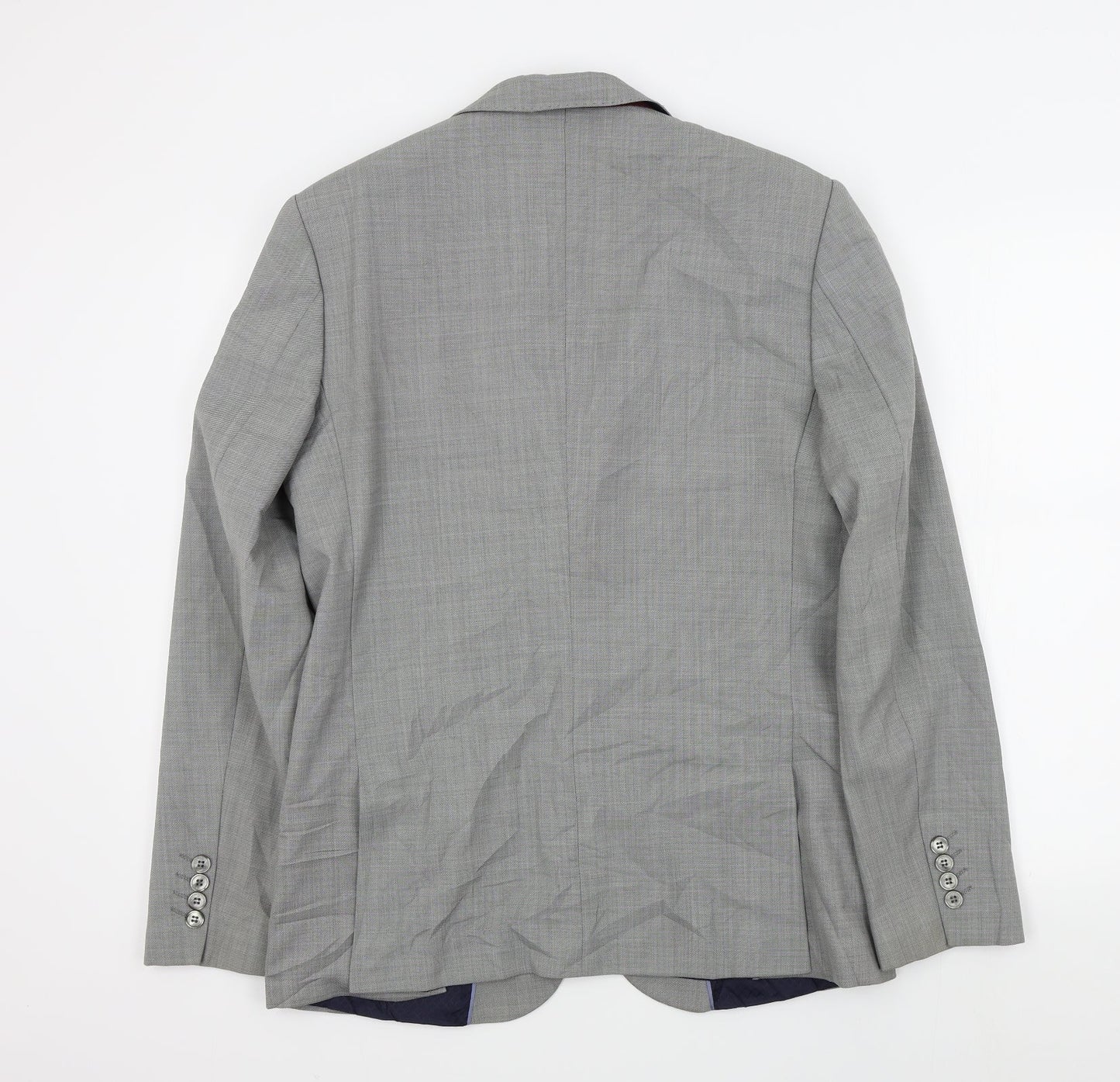River Island Mens Grey   Jacket Suit Jacket Size 40