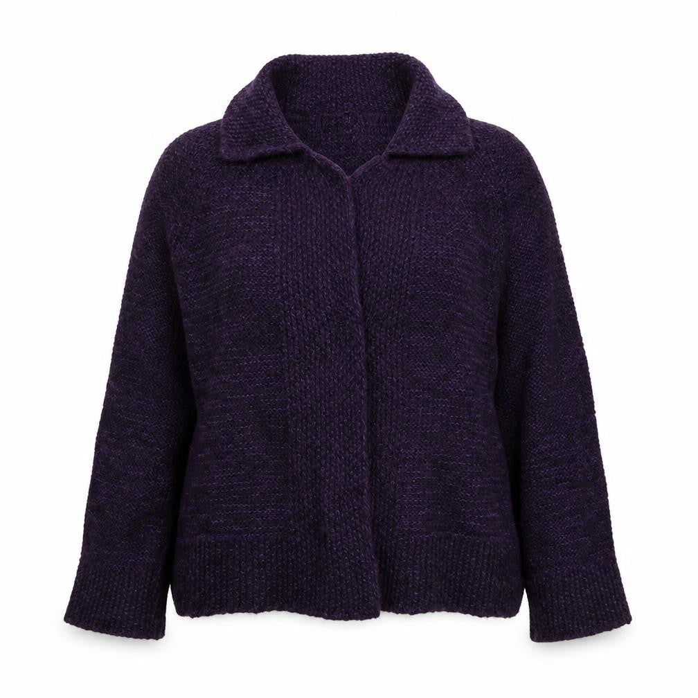 Marks & Spencer Womens Purple   Cardigan Jumper Size M