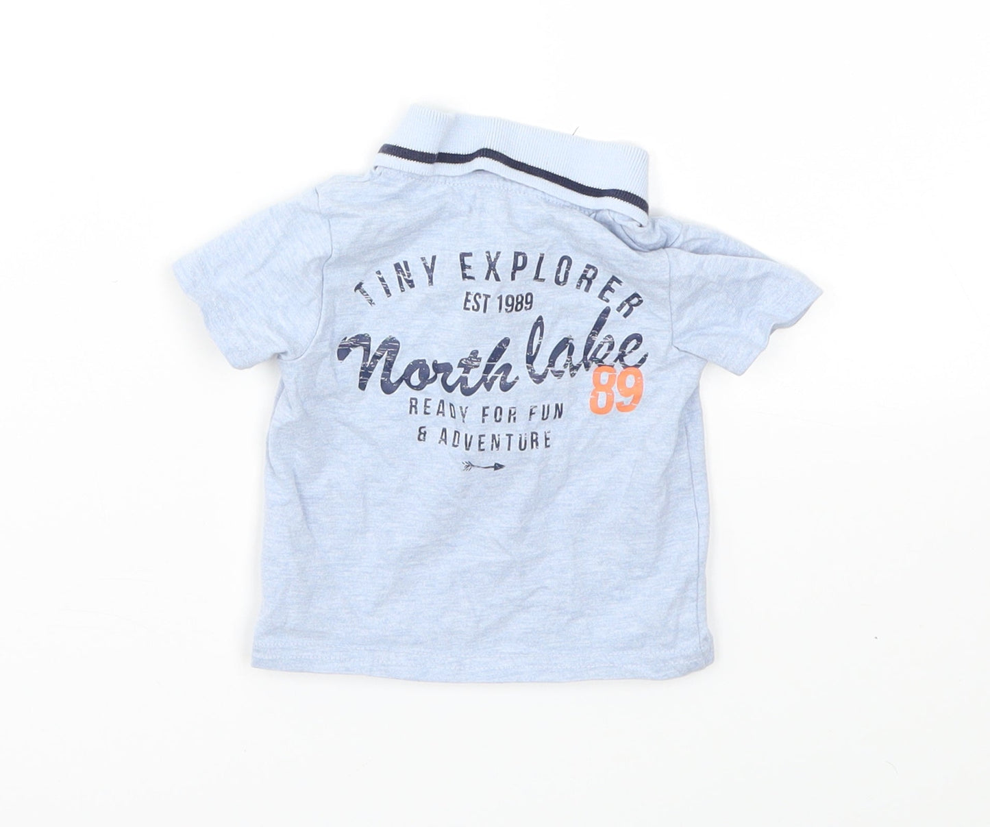 George Boys Blue   Basic T-Shirt Size 3-6 Months