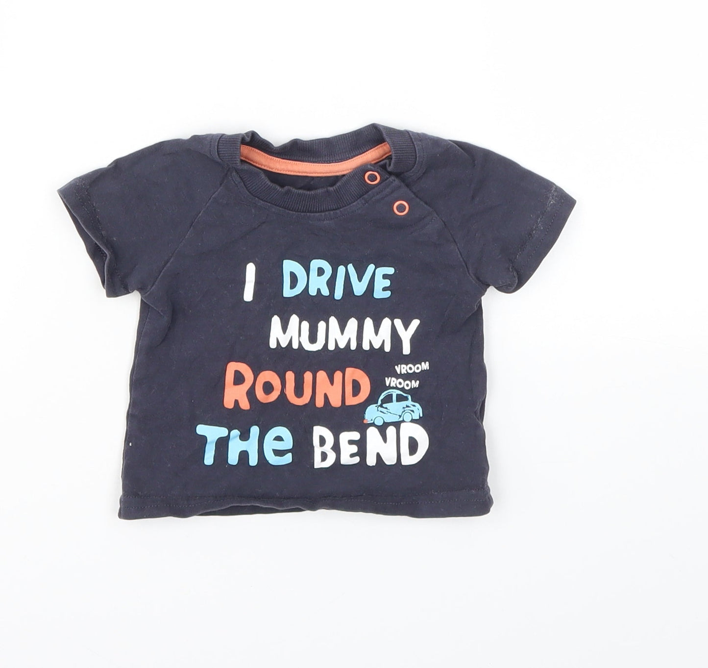 George Boys Blue   Basic T-Shirt Size 3-6 Months