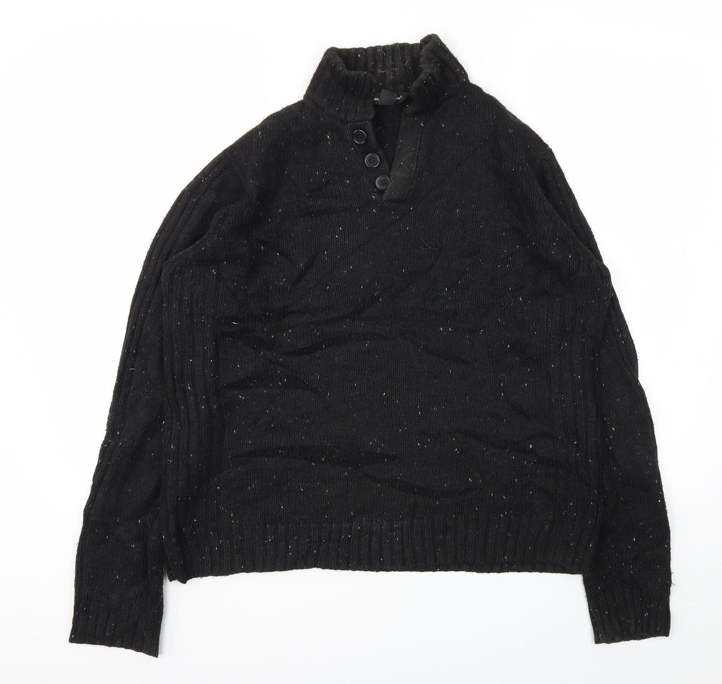 Cedar Wood State Mens Black   Pullover Sweatshirt Size M