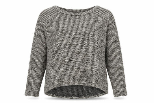 Front view of ASOS women’s brown jumper, size UK 6