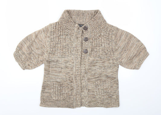 Ellie Louise Womens Brown   Cardigan Jumper Size L