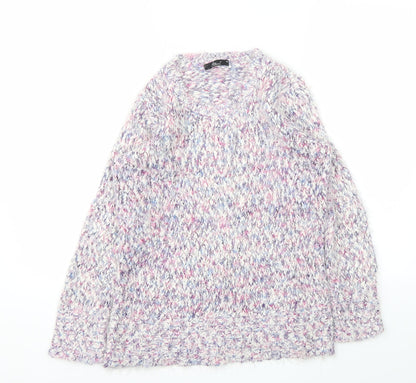 Bonmarché Womens Multicoloured Pullover Jumper Size XS