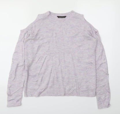 Dorothy Perkins Womens Purple   Basic T-Shirt Size 8