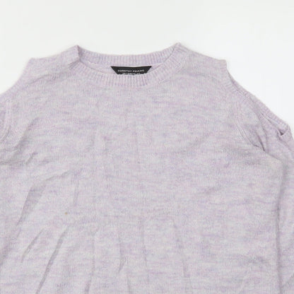 Dorothy Perkins Womens Purple   Basic T-Shirt Size 8