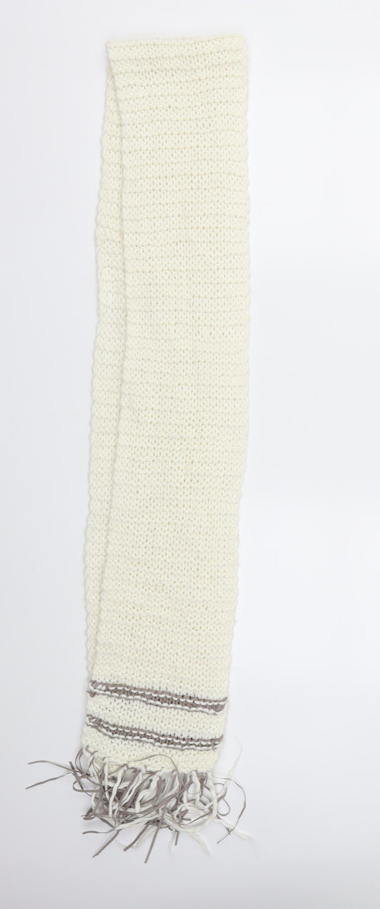 Preworn Womens Ivory    Scarf