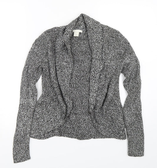 H&M Womens Black  Knit Cardigan Jumper Size XS