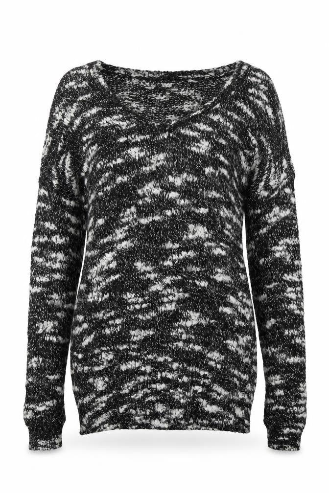 American Outfitters Womens Black  Knit Pullover Jumper Size S