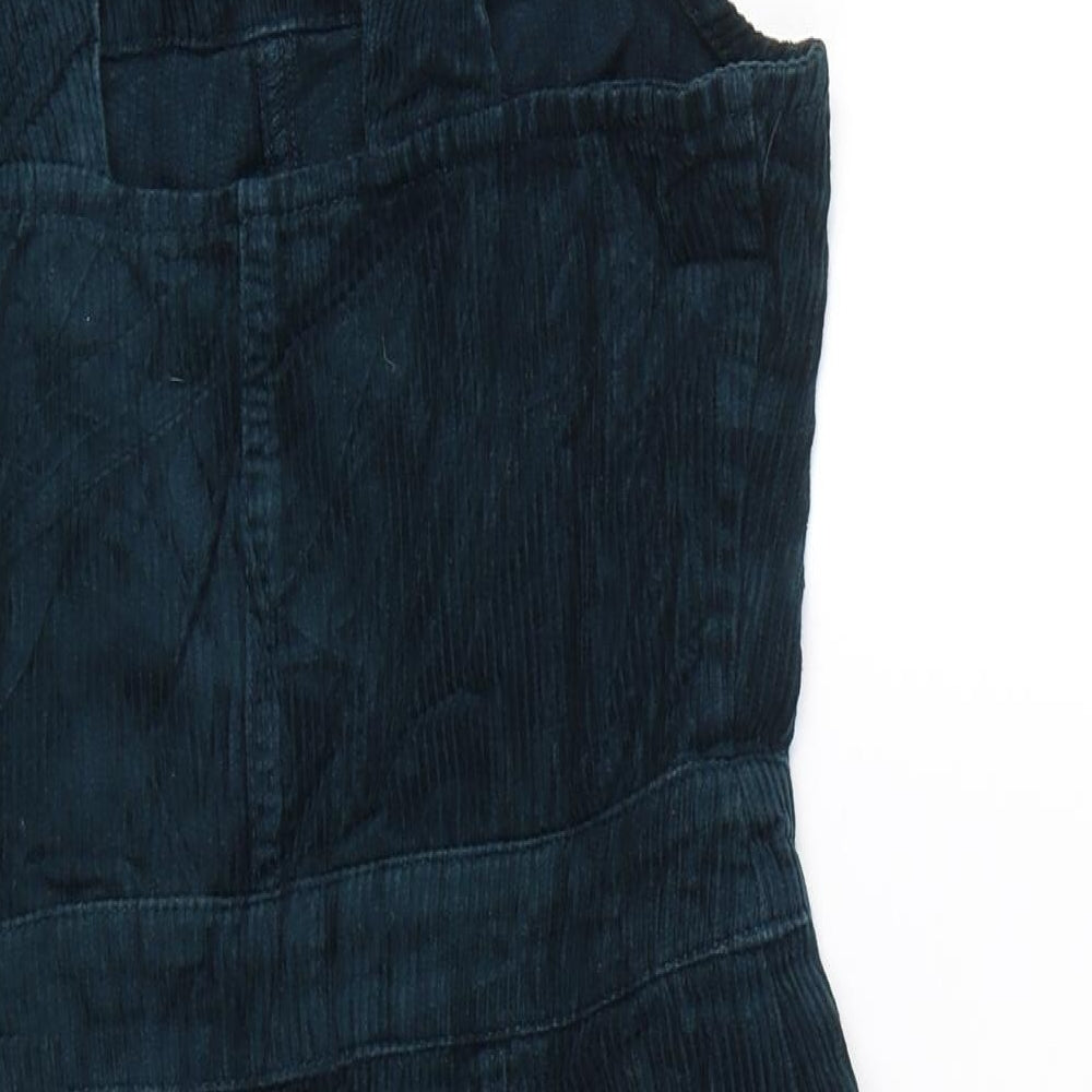 Dorothy Perkins Womens Blue  Corduroy Tank Dress  Size 6