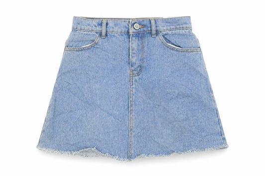 John California Womens Blue  Denim Skater Skirt Size S  - Summer