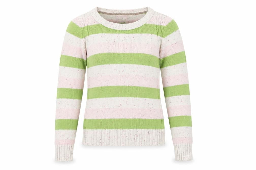Old Navy Womens Green Striped  Pullover Jumper Size L