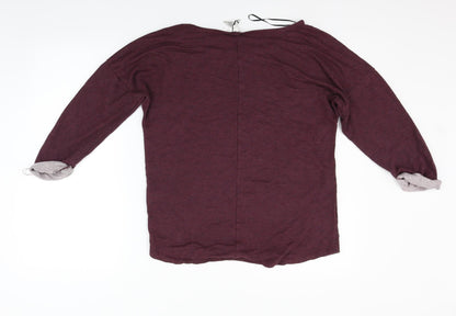 Divided Womens Purple   Pullover Jumper Size M