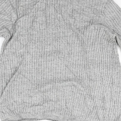 Cedarwood State Womens Grey Cardigan Jumper Size L