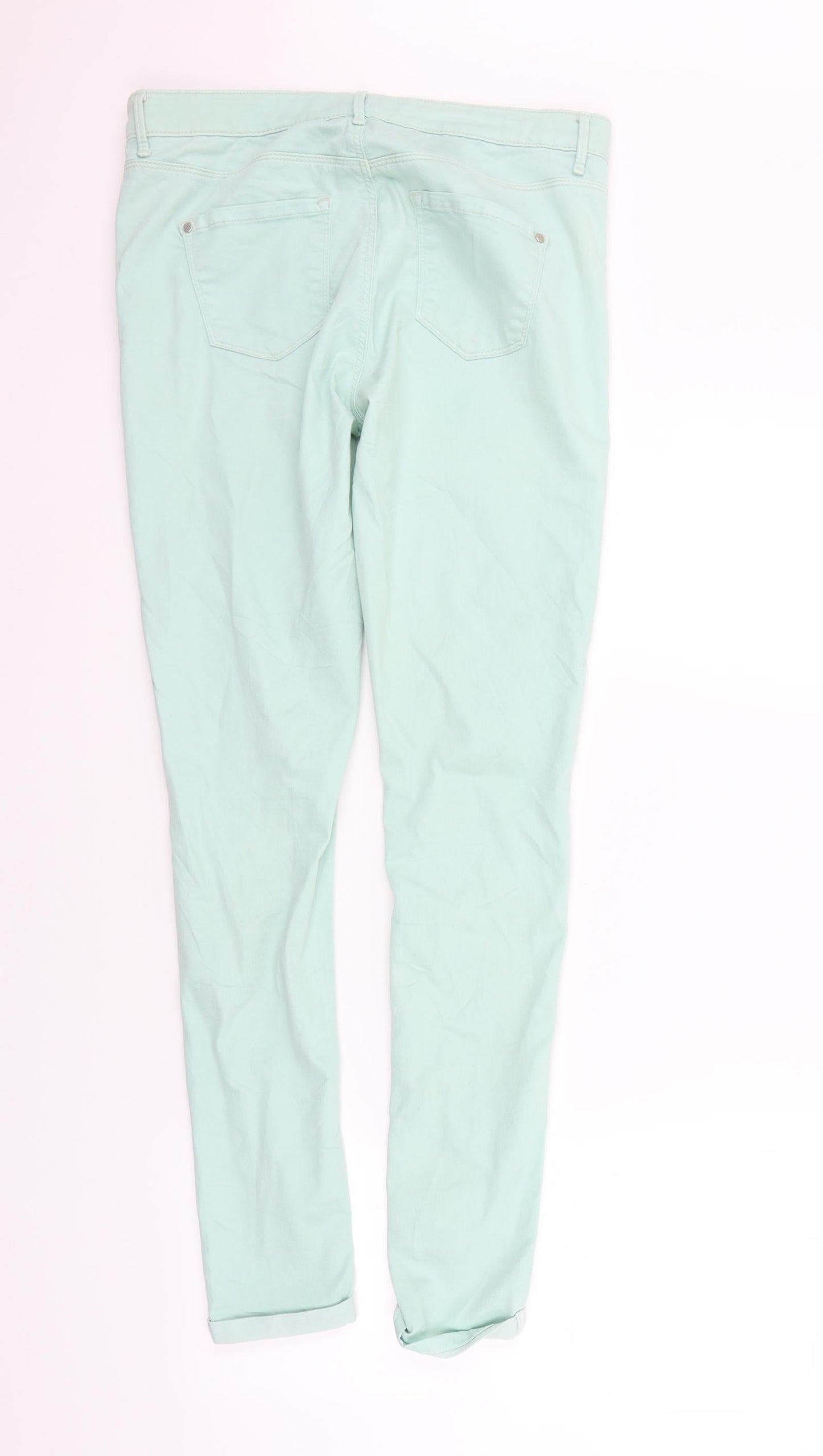 Topshop Womens Green   Trousers  Size 32 in L34 in