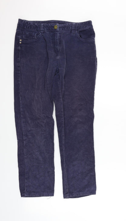 Dash Womens Blue   Trousers  Size 10 L26 in