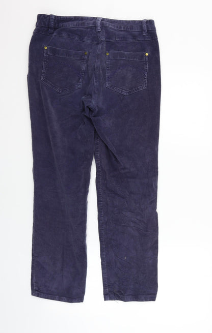 Dash Womens Blue   Trousers  Size 10 L26 in