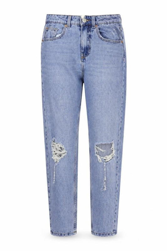 deniem co Womens Blue   Straight Jeans Size 8 L25 in