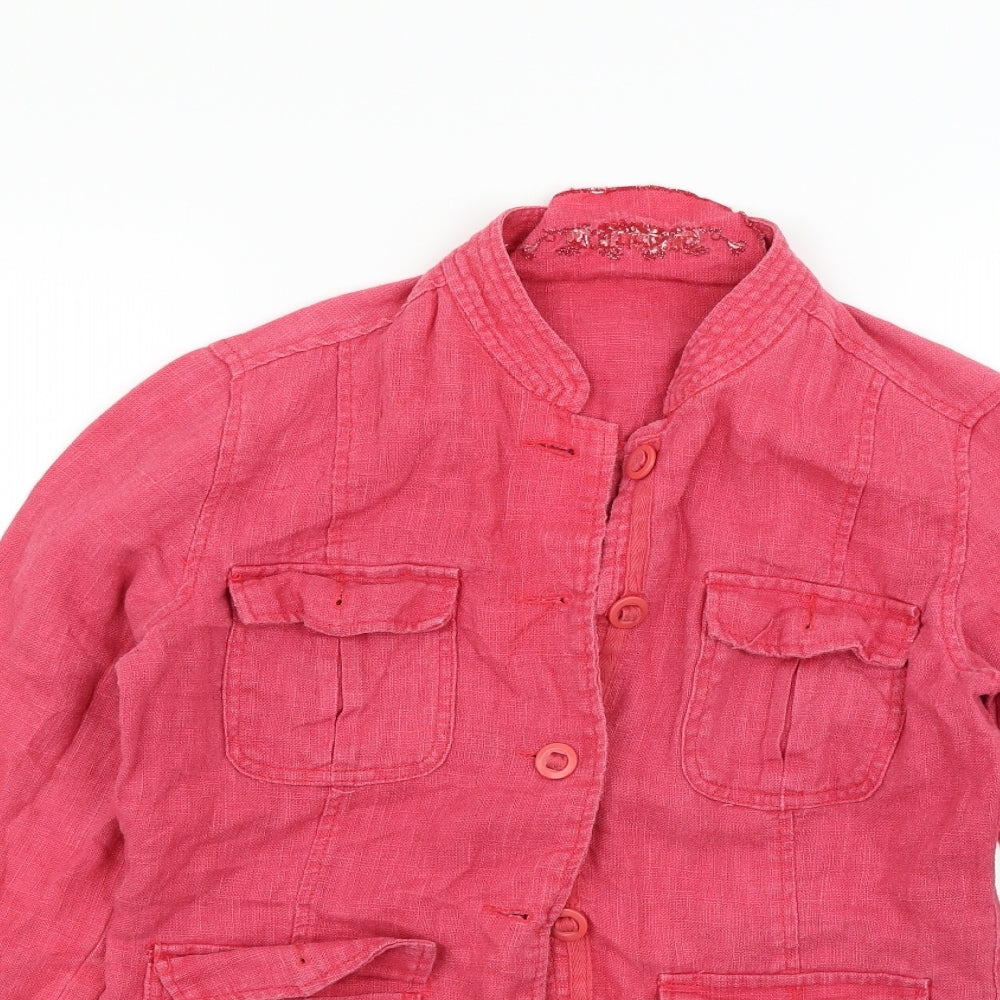 EVIE   Womens Pink   Jacket Coat Size 10