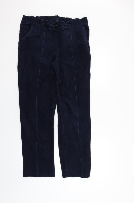 Marks and Spencer Womens Black   Trousers  Size 14 L28 in