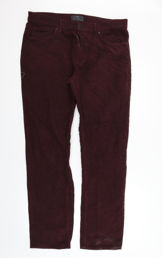 Marks and Spencer Womens Pink   Trousers  Size 36 in L31 in