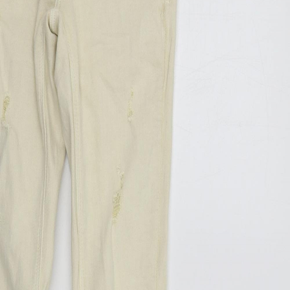 Zara Womens Beige   Trousers  Size 6 L30 in