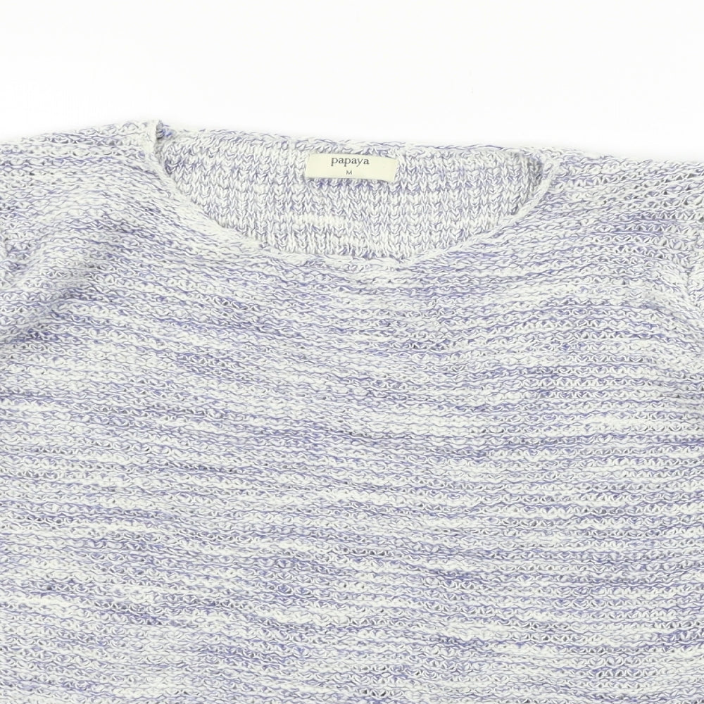 Papaya Womens Blue   Pullover Jumper Size M