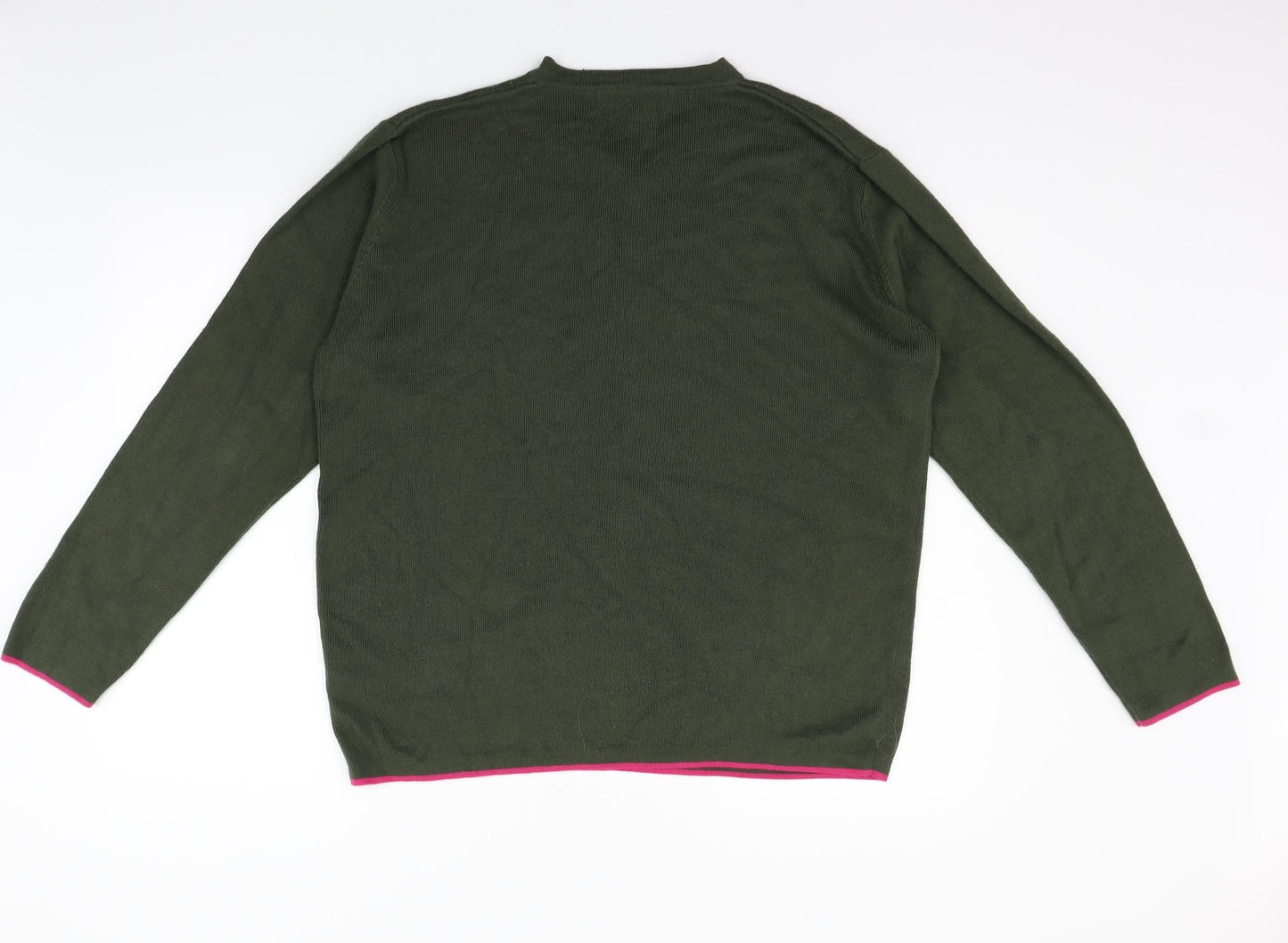 MOTO M Womens Green   Pullover Jumper Size M
