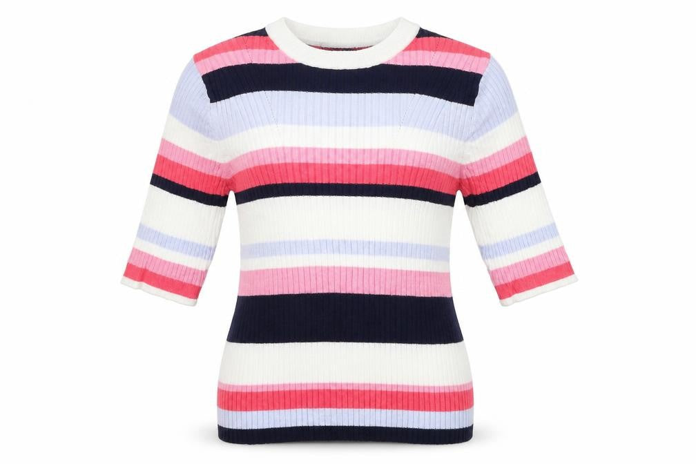 Marks & Spencer Womens Multicoloured Striped  Pullover Jumper Size S