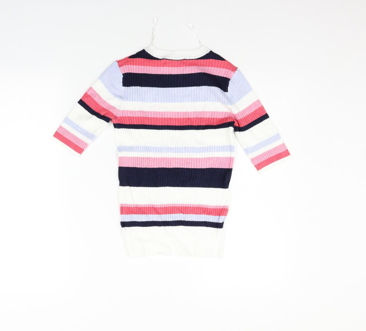 Marks and Spencer Womens Multicoloured Striped  Pullover Jumper Size S