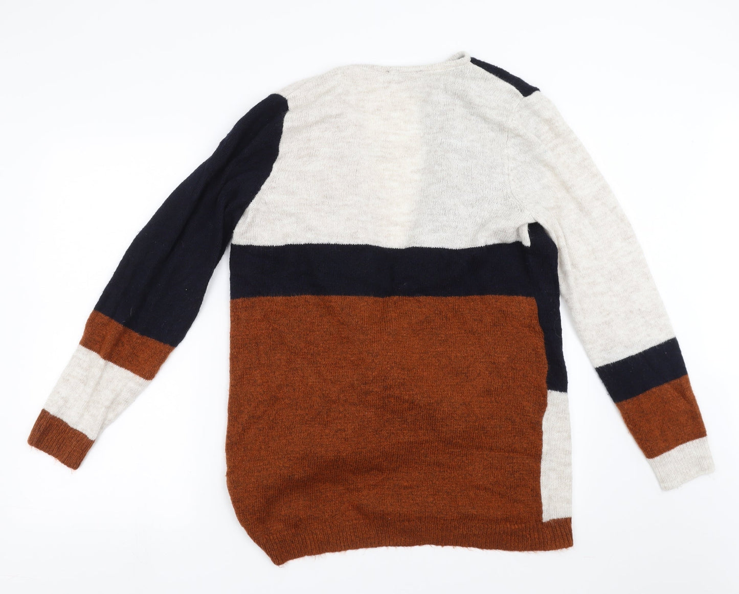 Evans Womens Brown  Knit Cardigan Jumper Size 14