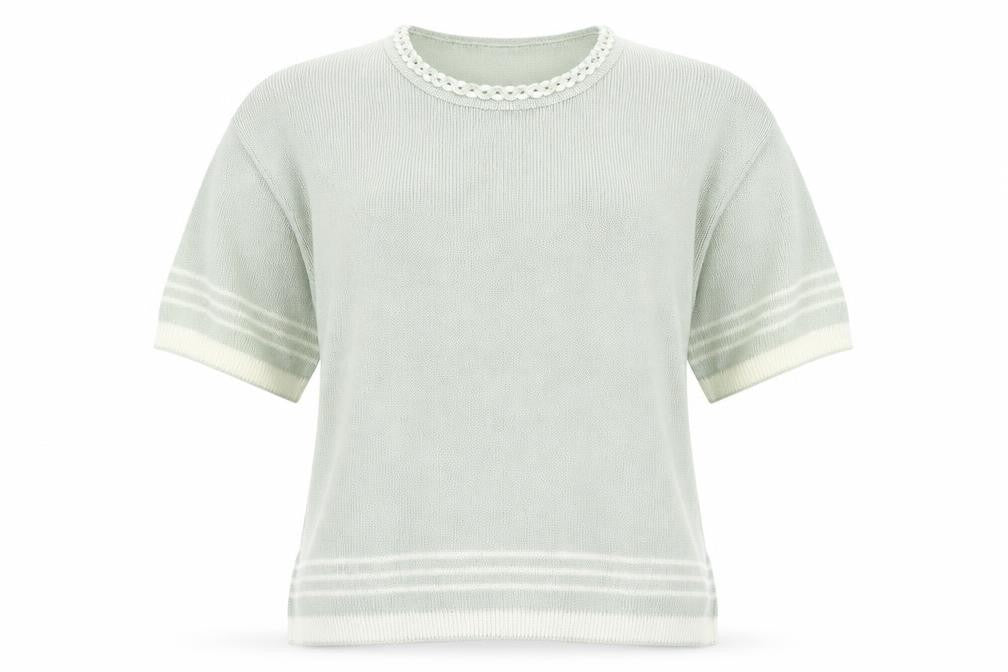 Noughts & Croxxes Womens Green  Knit Pullover Jumper Size L