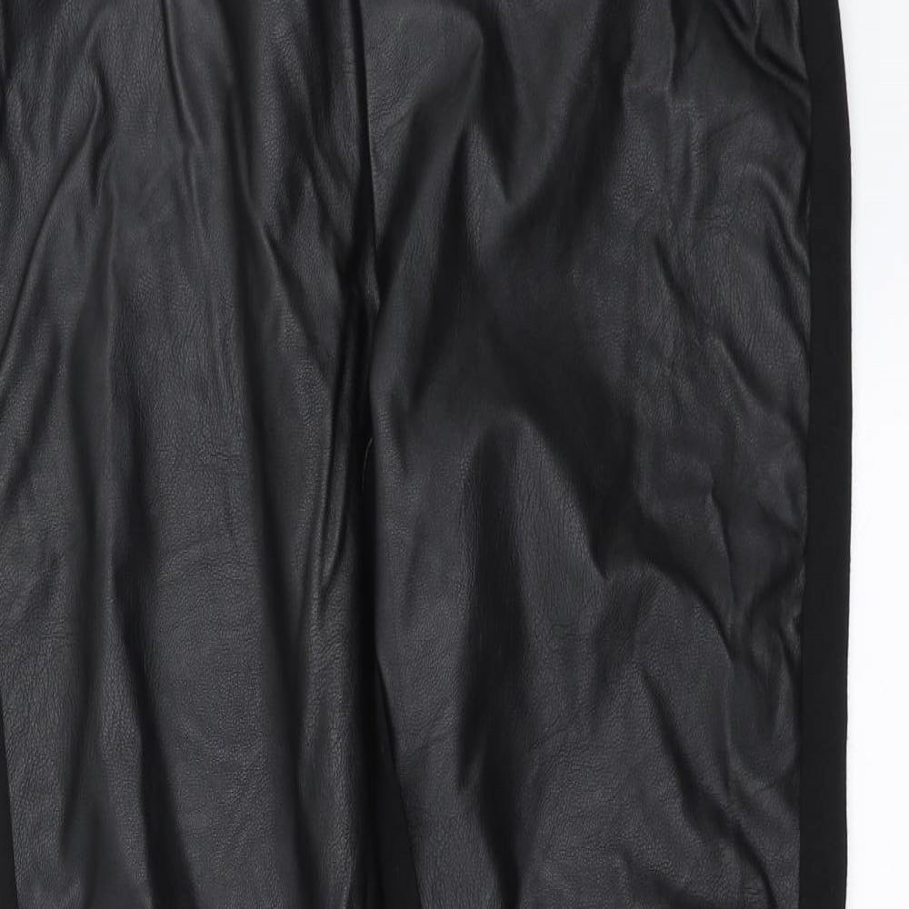 ESMARA Womens Black   Carrot Leggings Size 12 L28 in