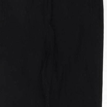Preworn Womens Black   Trousers  Size 34 in L24 in