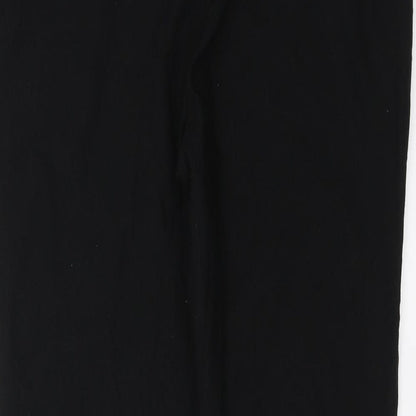 Preworn Womens Black   Trousers  Size 34 in L24 in