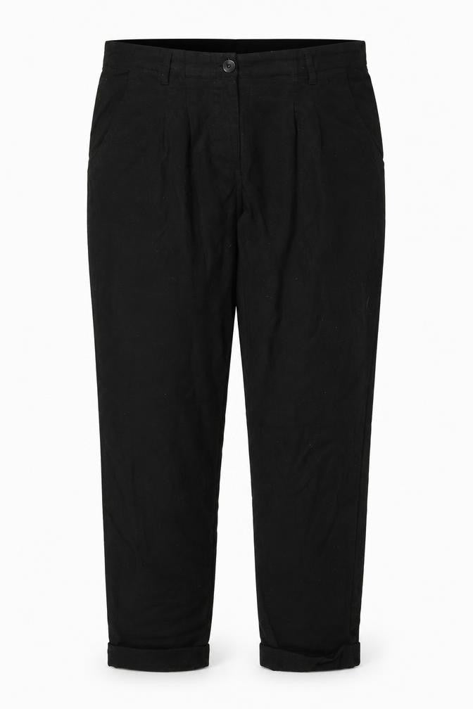 H&M Womens Black   Trousers  Size 12 L27 in